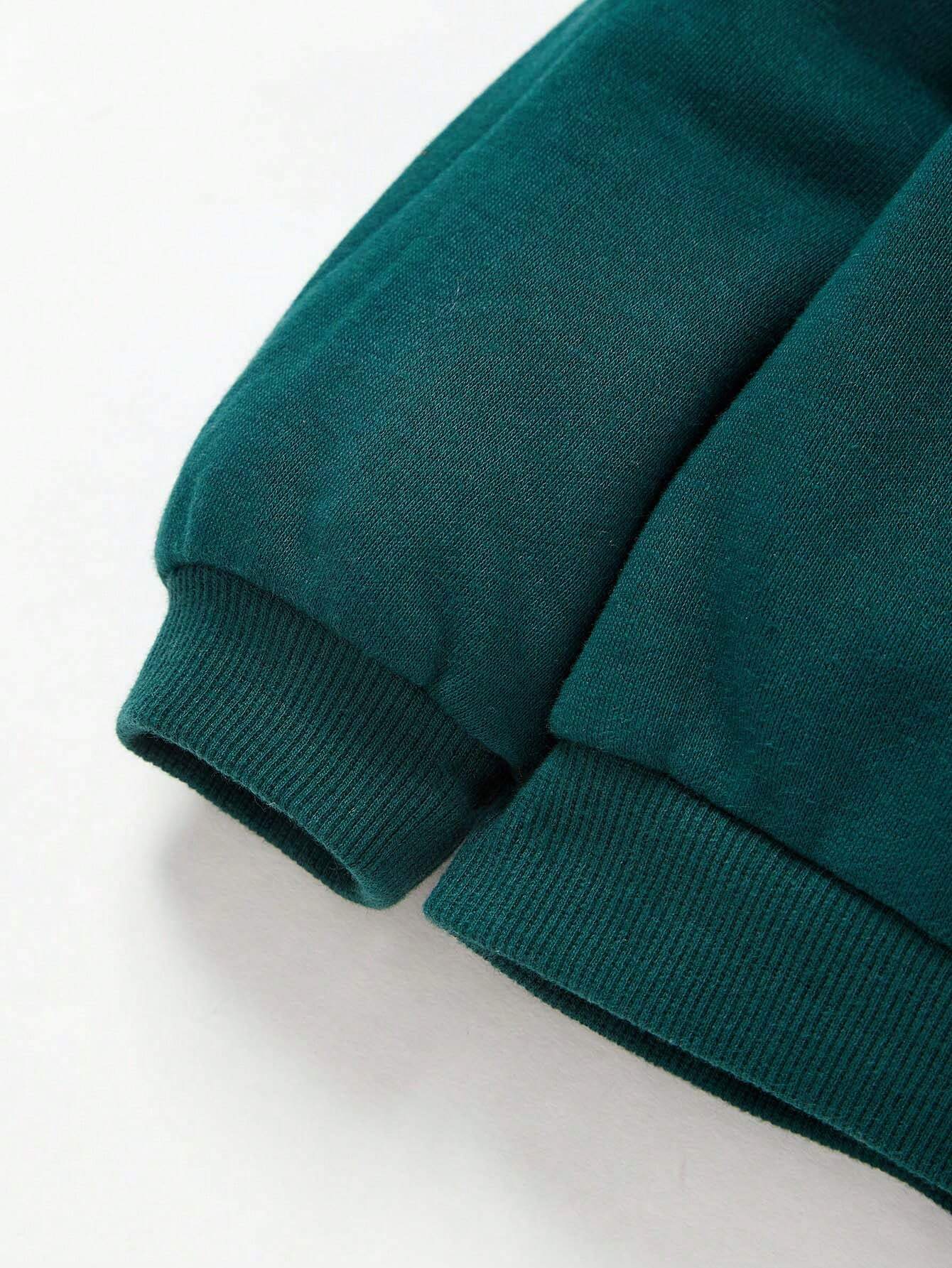  | Cozy Pixies Baby Girl Casual All-Match Round Neck Raglan Sleeves Letter Printed Sweatshirt And Trousers Two-Piece Set | Dress | Shein | OneHub