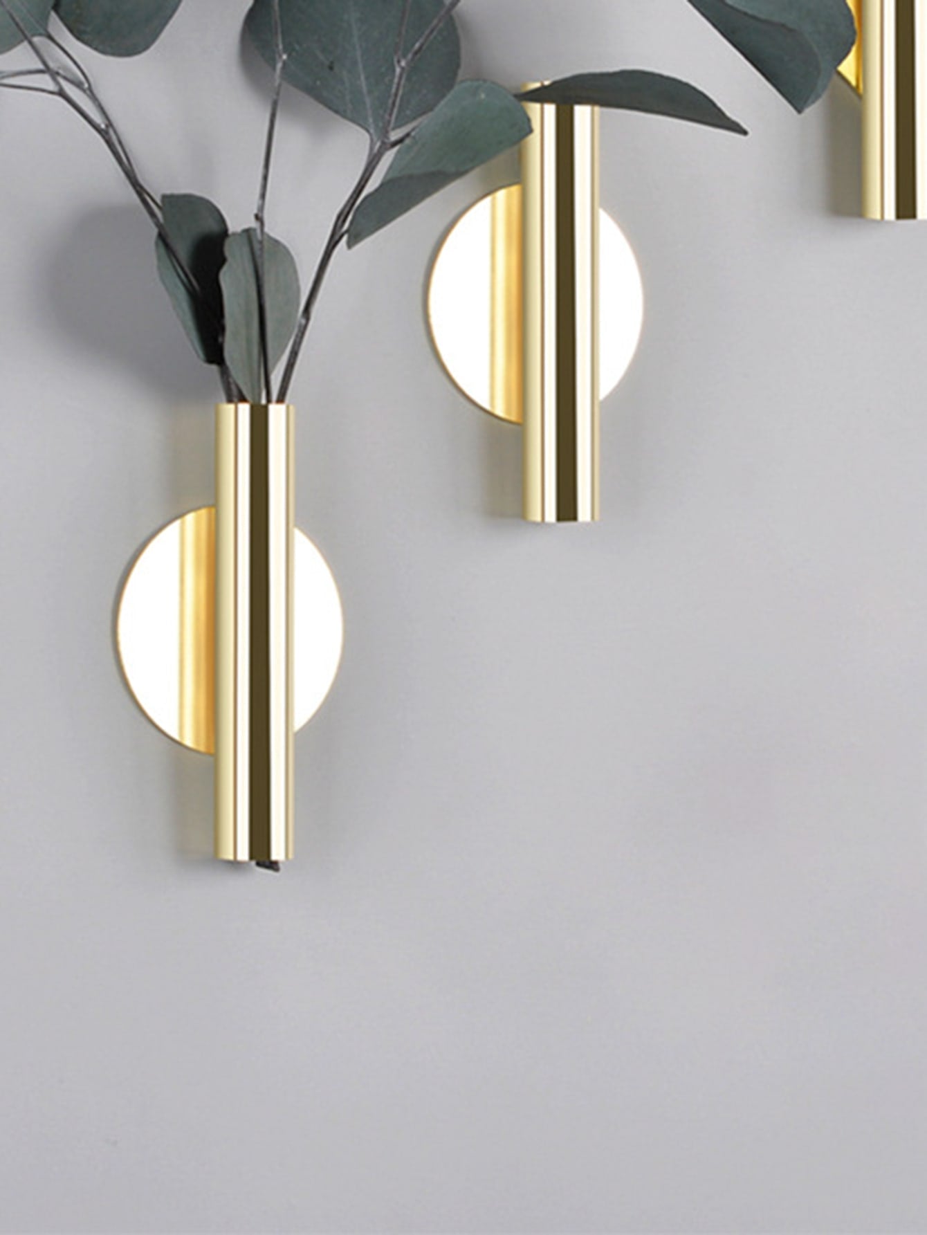  | SHEIN Golden Wall-mounted Flower Vase (excluding Wall Glue) | Home Decor | Shein | OneHub