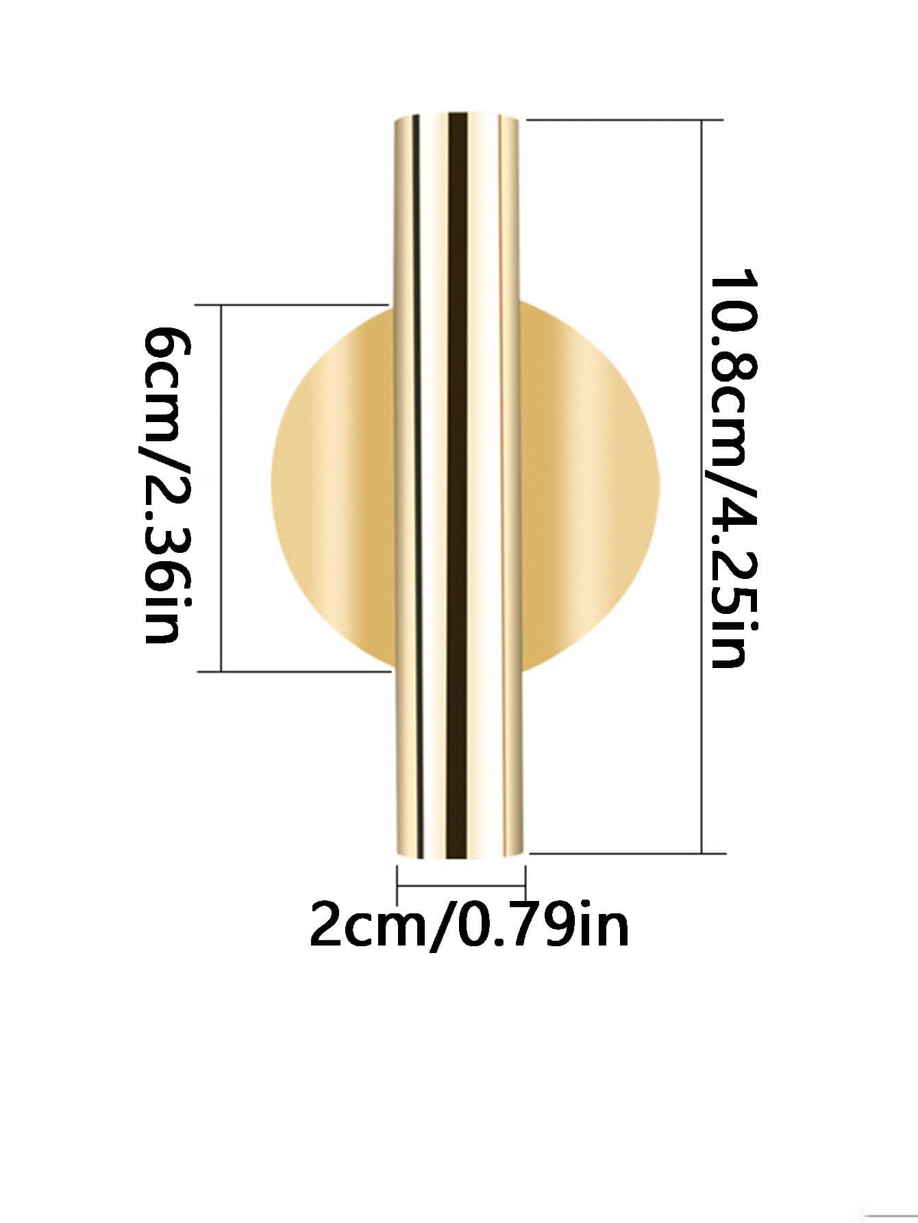  | SHEIN Golden Wall-mounted Flower Vase (excluding Wall Glue) | Home Decor | Shein | OneHub