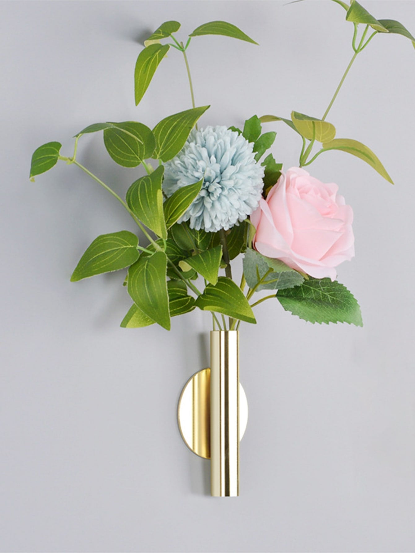  | SHEIN Golden Wall-mounted Flower Vase (excluding Wall Glue) | Home Decor | Shein | OneHub