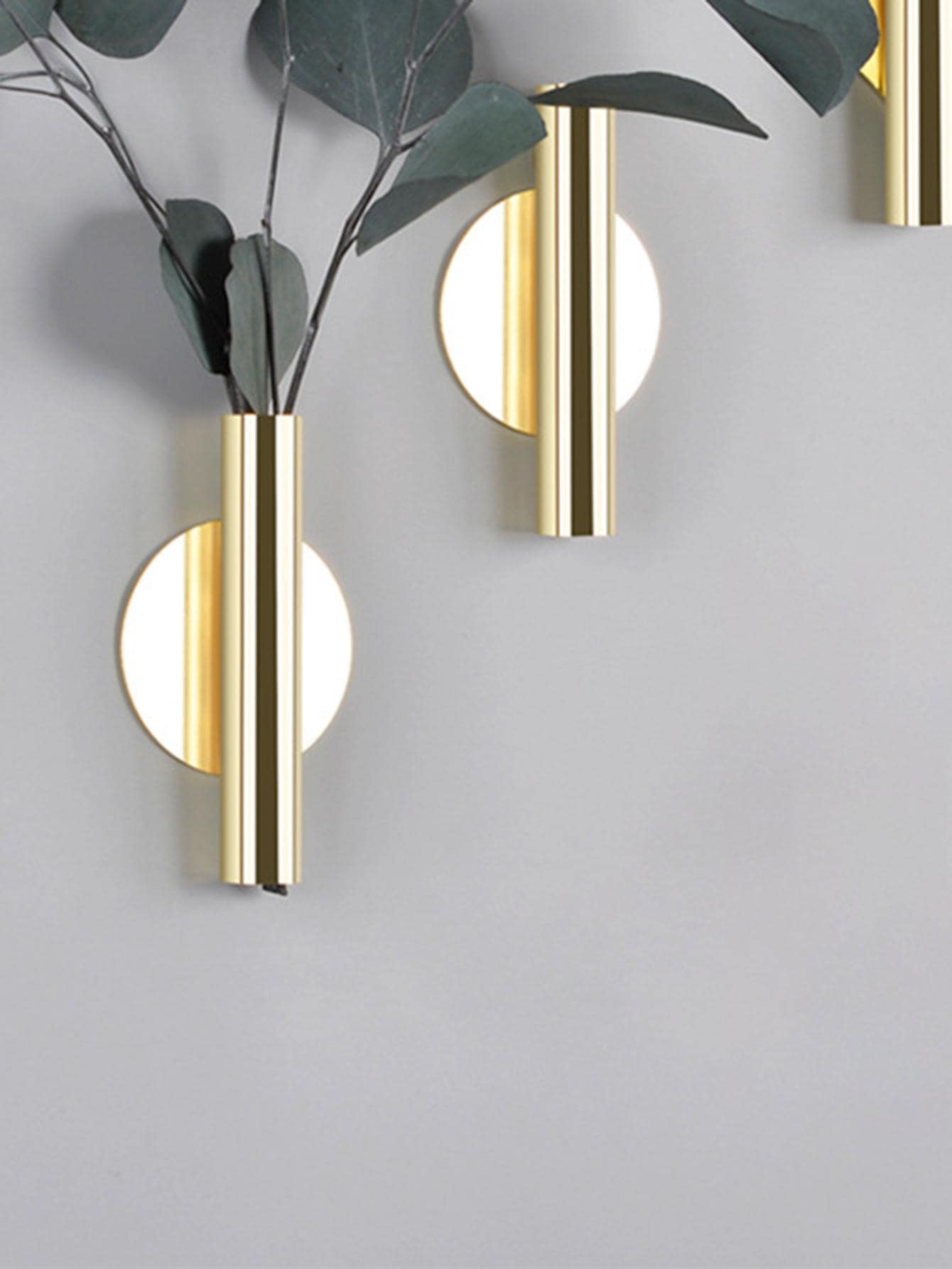  | SHEIN Golden Wall-mounted Flower Vase (excluding Wall Glue) | Home Decor | Shein | OneHub