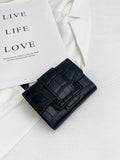  | SHEIN Crocodile Embossed Flap Small Wallet Coin Pocket Small Purse ID Window Bifold Women Wallet | Wallet | Shein | OneHub