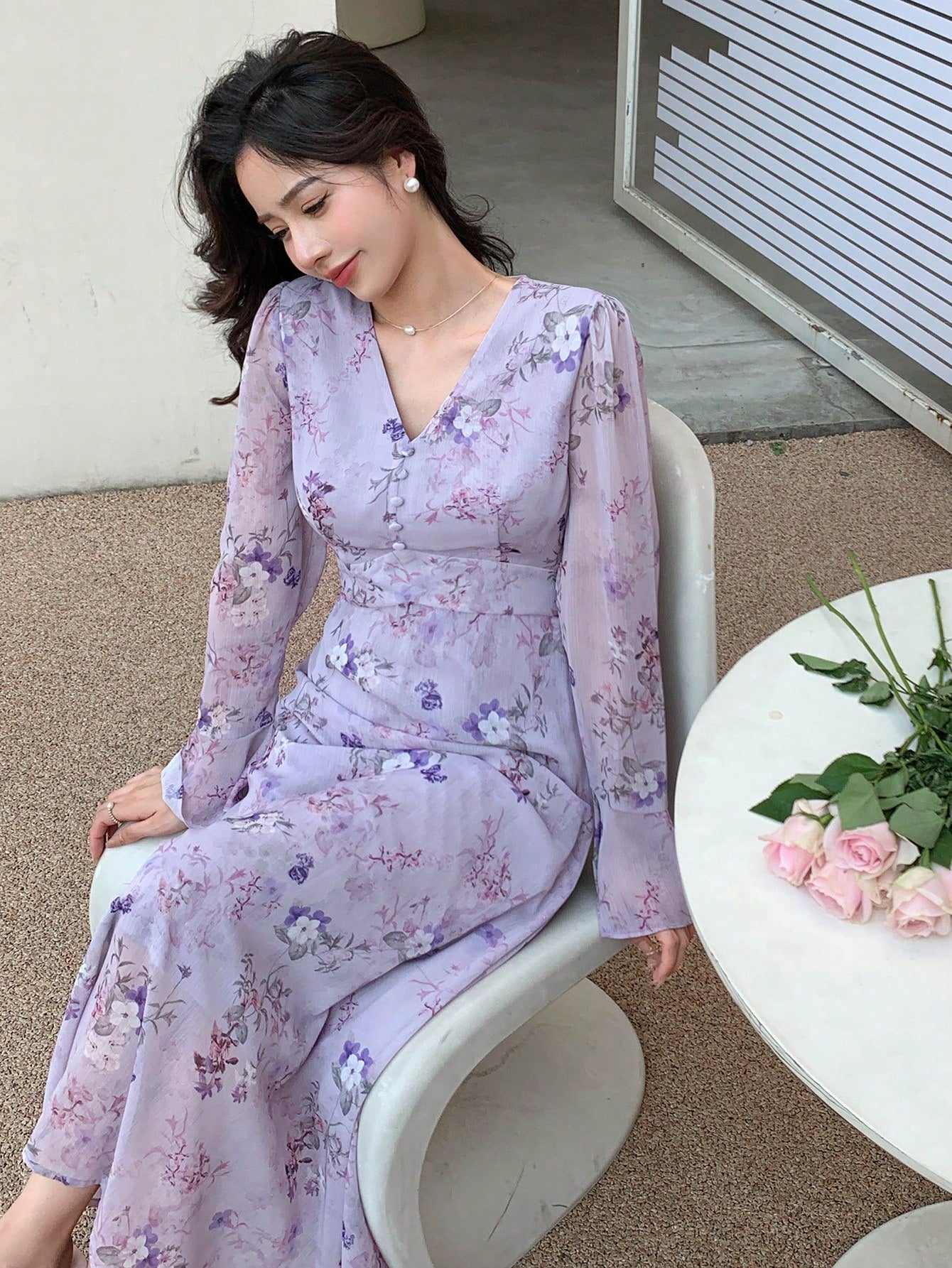  | SHEIN DAZY Floral Print Button Front Dress | Dress | Shein | OneHub