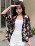  | SHEIN DAZY Floral Print Open Front Blouse | Blouse | Shein | OneHub