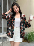  | SHEIN DAZY Floral Print Open Front Blouse | Blouse | Shein | OneHub