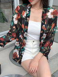 | SHEIN DAZY Floral Print Open Front Blouse | Blouse | Shein | OneHub