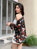  | SHEIN DAZY Floral Print Open Front Blouse | Blouse | Shein | OneHub