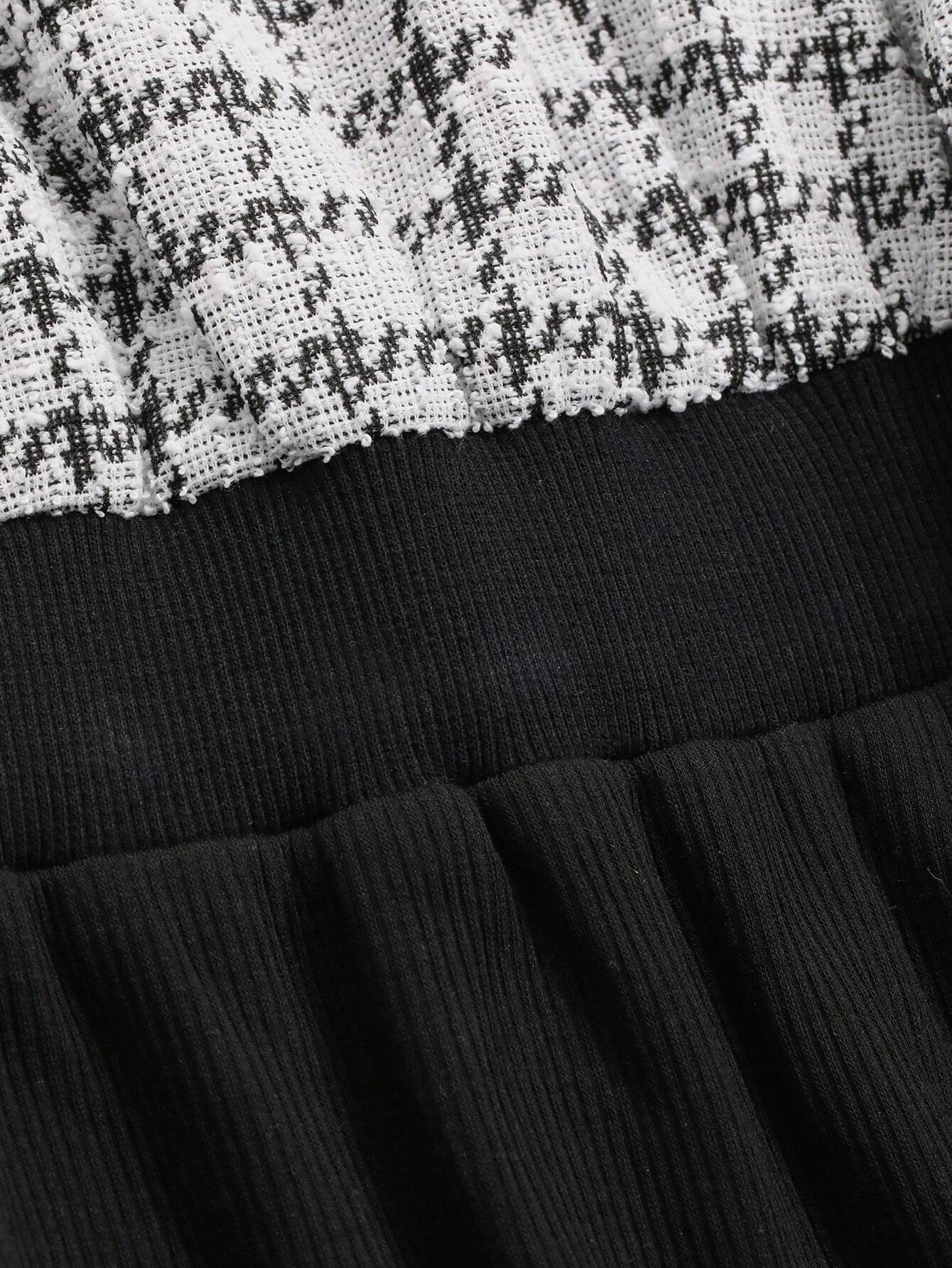  | SHEIN DAZY Plaid Print Contrast Binding A-line Dress | Dress | Shein | OneHub