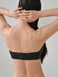 SHEIN DAZY Removable Transparent Strap Bandeau Wireless Bra Lingerie For Women