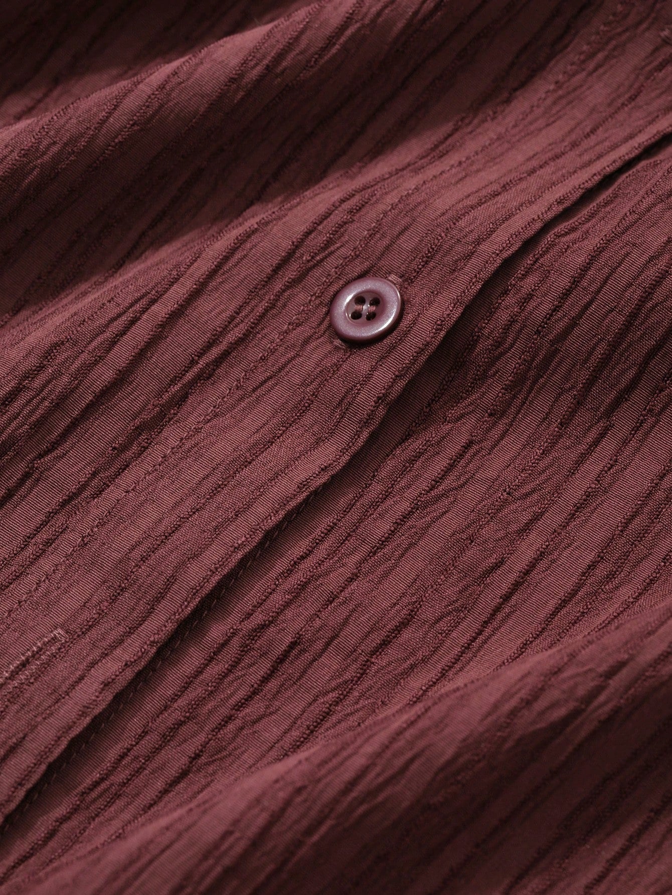  | SHEIN DAZY Solid Color Textured Long Sleeve Women's Button-Down Casual Loose Shirt | Top | Shein | OneHub