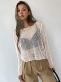  | SHEIN DAZY Solid Sheer Mesh Top Without Bra Going Out Tops | Top | Shein | OneHub