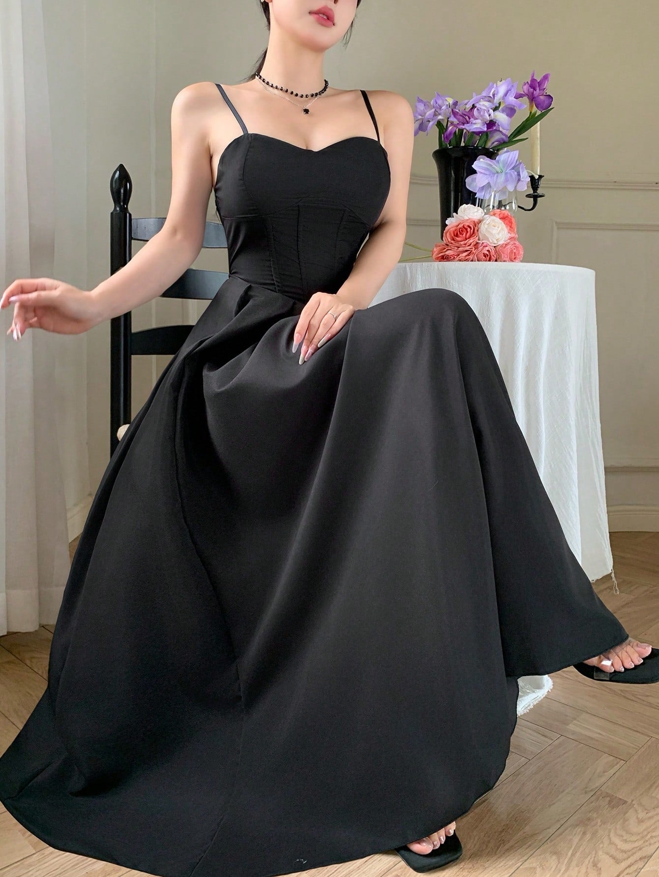  | SHEIN DAZY Women Summer Elegant Waist Drawstring Strap Dress | Dress | Shein | OneHub