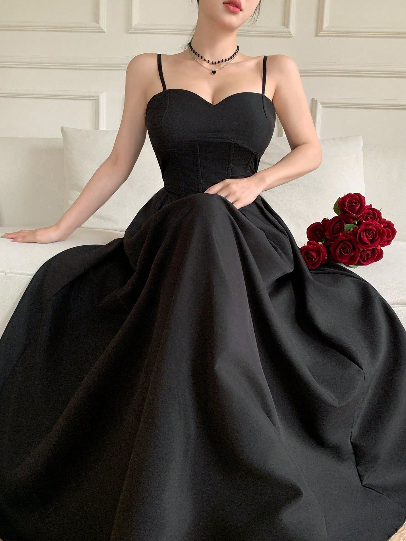  | SHEIN DAZY Women Summer Elegant Waist Drawstring Strap Dress | Dress | Shein | OneHub