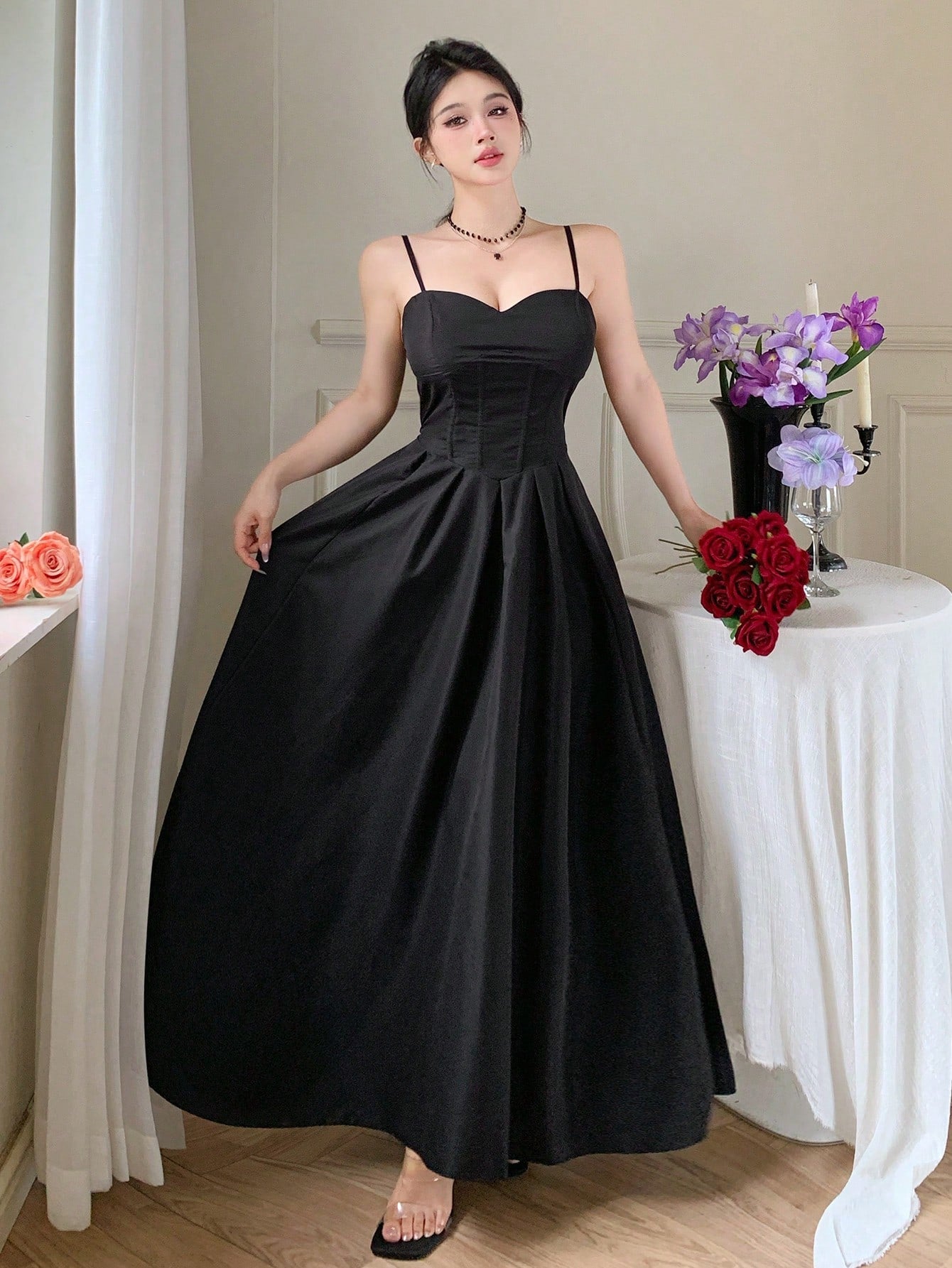  | SHEIN DAZY Women Summer Elegant Waist Drawstring Strap Dress | Dress | Shein | OneHub