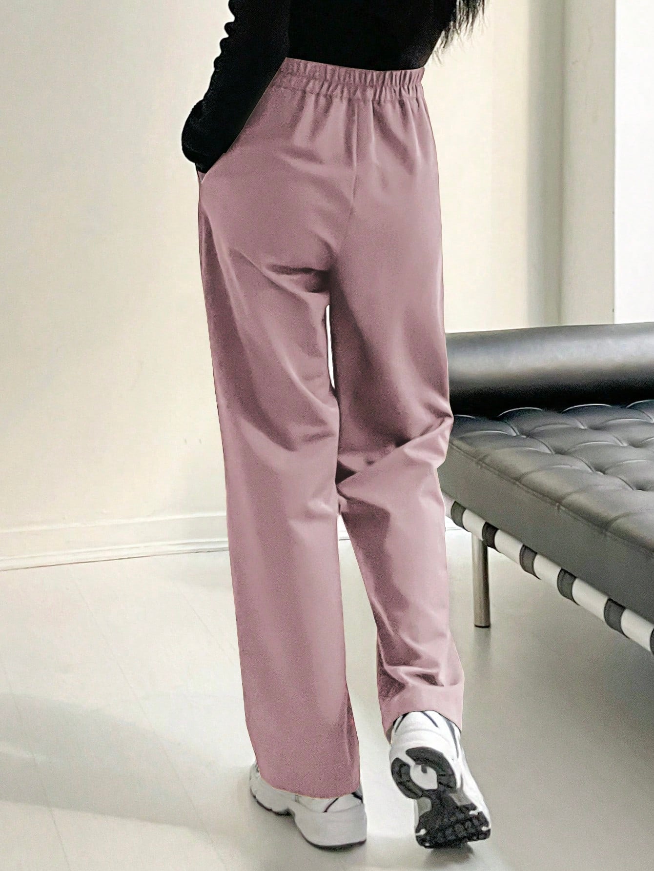  | SHEIN DAZY Women's Solid Color Simple Daily Regular Pants | Pants | Shein | OneHub