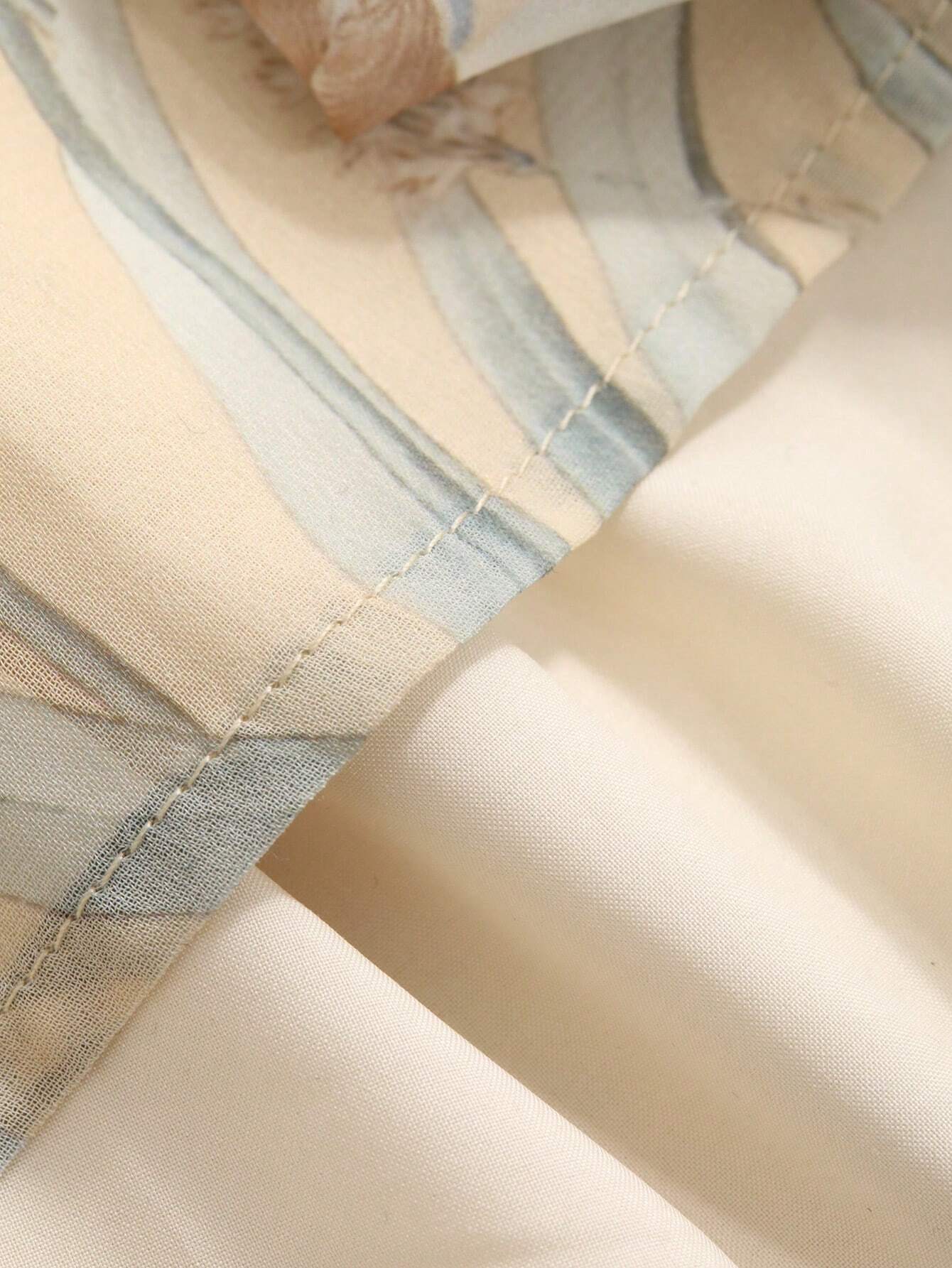  | SHEIN Dazy Designer Floral Print Deep V-Neck Wrap Tie Short Sleeve Dress With Ruffle Hem For Women | Dress | Shein | OneHub