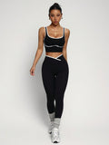 SHEIN Dewbera Women's Yoga Colorblock Seamless Sports Set
