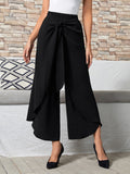  | SHEIN EMERY ROSE Tie Front Wide Leg Pants | Pants | Shein | OneHub