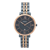 Fossil Jacqueline Two-tone Stainless Steel Mother of pearl Dial Quartz Watch for Women - ES4321