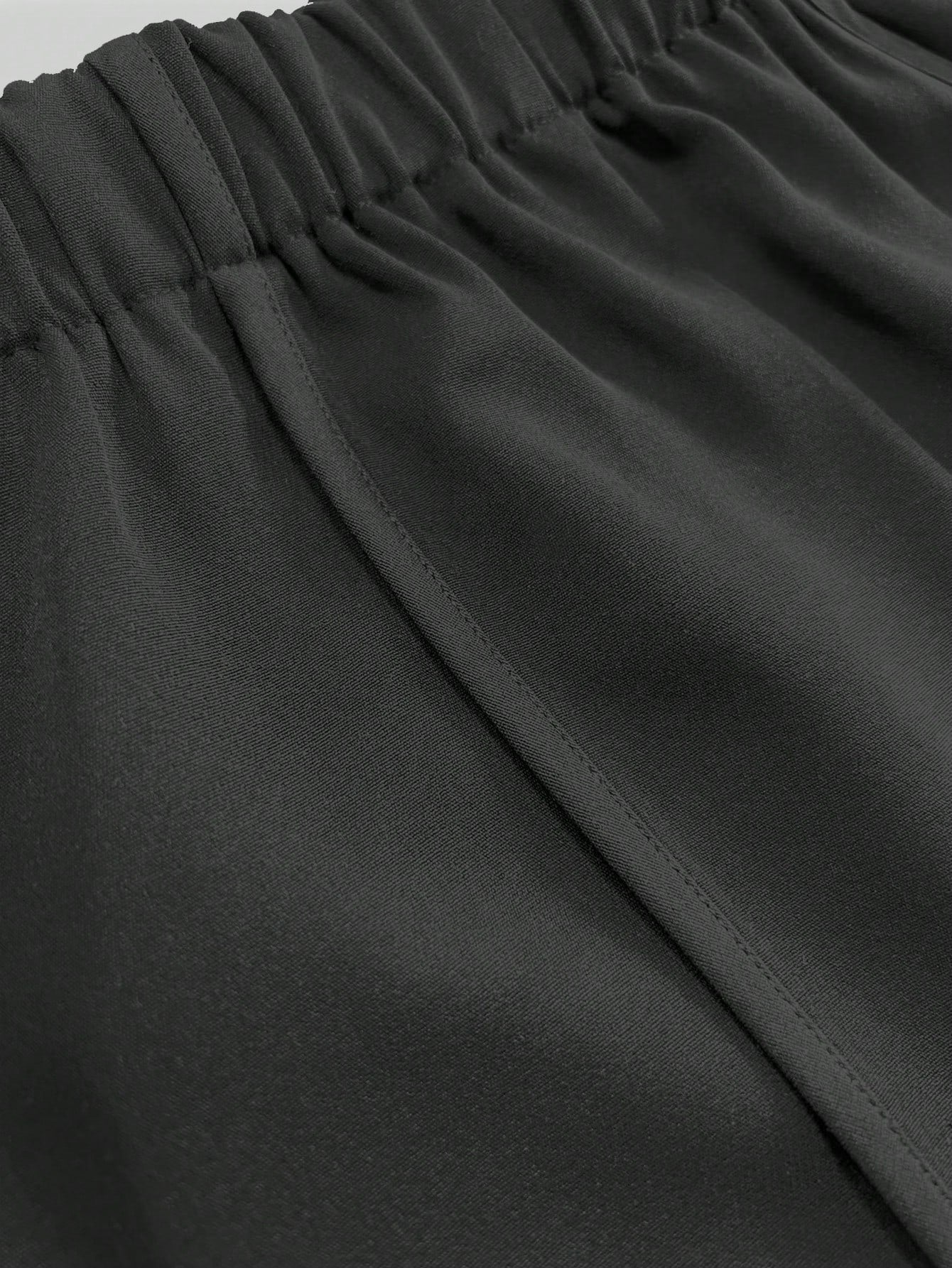 SHEIN Elenzga Women's Elegant Black Lace Trim Collared Long Sleeve Fitted Blazer + Women's Elegant Black Flared Leg Fitted Pants, Spring/Autumn