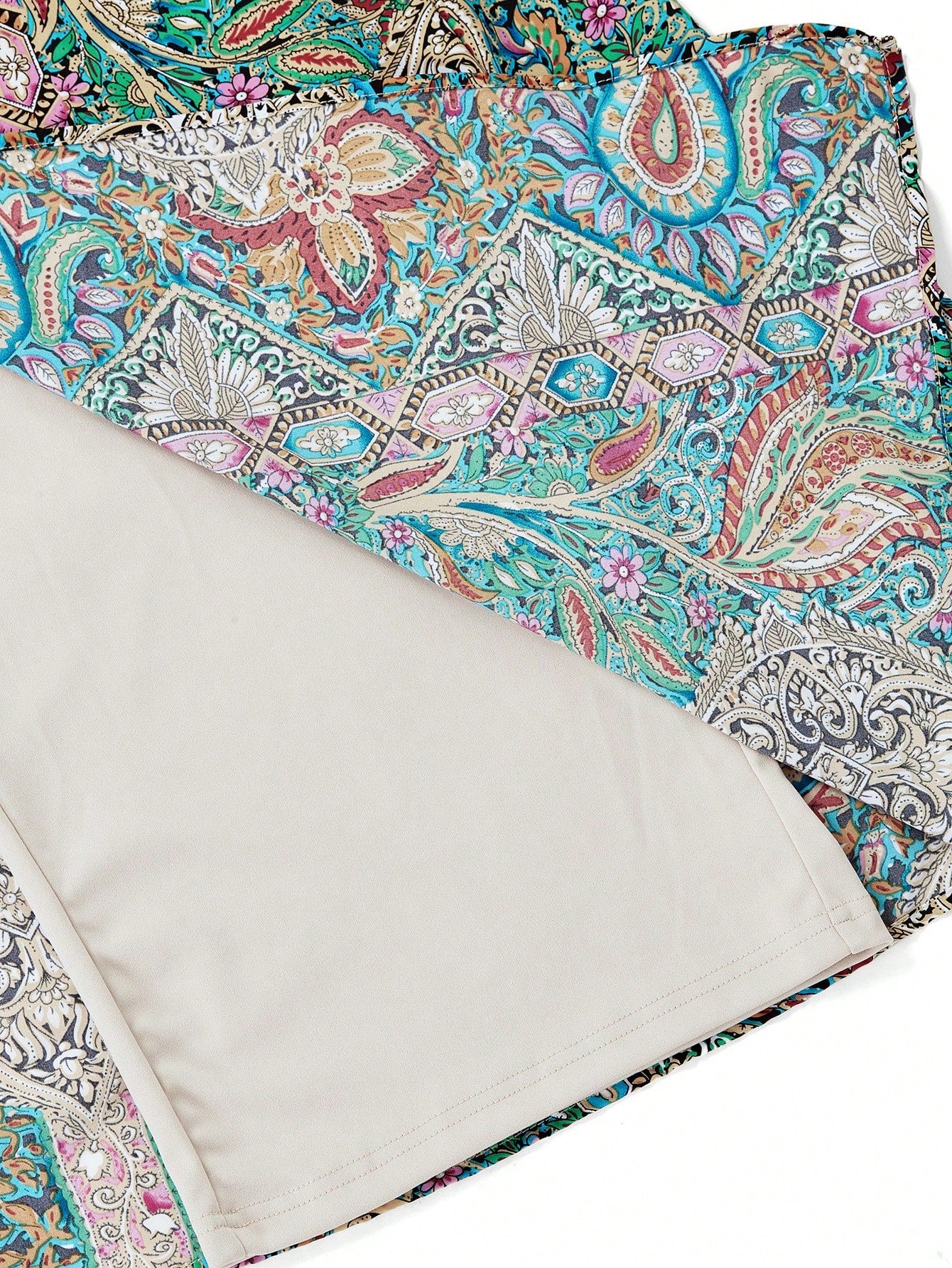  | SHEIN Ellevyn Women's Elegant Vacation Style Floral Print Front Cut-Out Round Neck Jumpsuit | Jumpsuit | Shein | OneHub