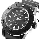  | EMPORIO ARMANI Sportivo Black Silicone Strap Black Dial Quartz Watch for Men - EMPORIO ARMANI AR5965 | Watches | Emporio Armani | OneHub