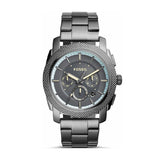 Fossil Machine Gunmetal Stainless Steel Gunmetal Dial Chronograph Quartz Watch for Men - FS5172