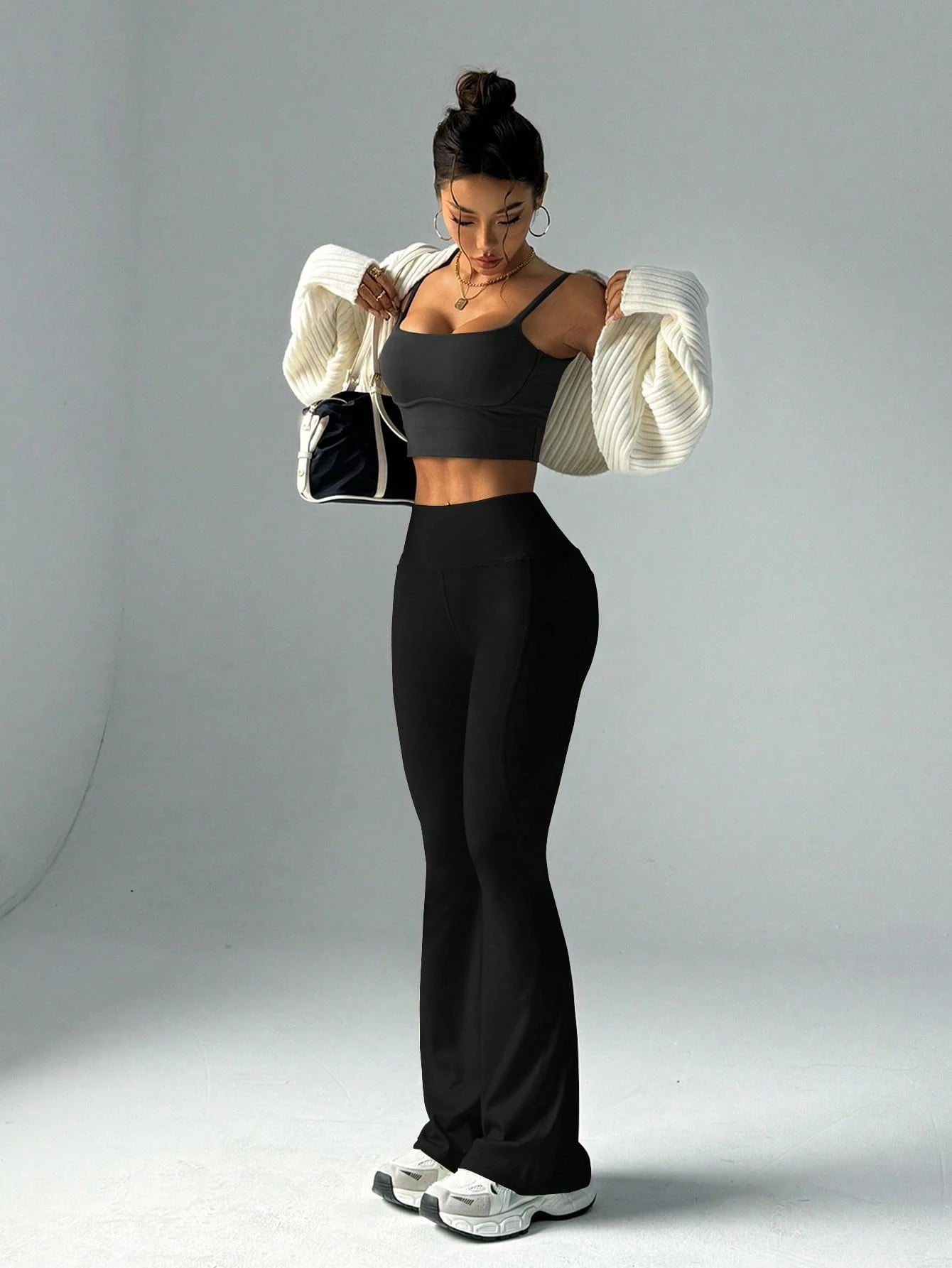  | SHEIN FWH Fashionable Casual Simple Butt-Lifting Peach Butt Fashion Elegant Streetwear Sports | Sports Leggings | Shein | OneHub