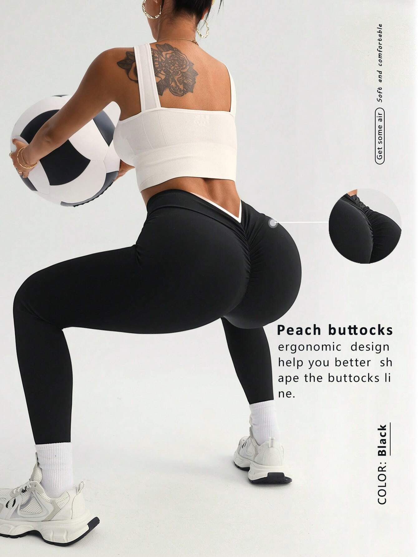  | SHEIN FWH Sculpting High-Waisted Yoga Pants With V-Detail Tummy Control | Sports Leggings | Shein | OneHub