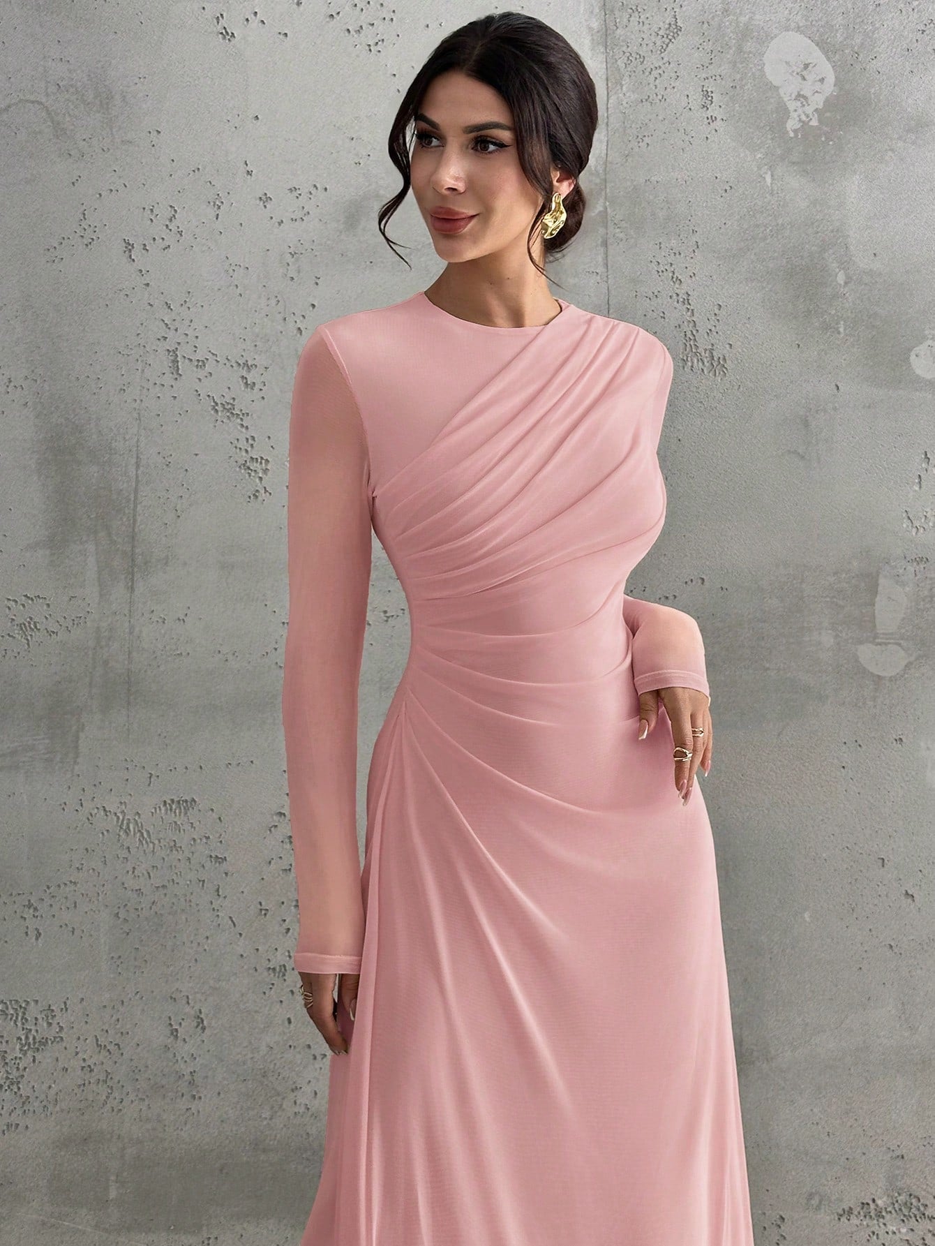 strapless open back dress SHEIN Firerie Women's Elegant Formal Office Commute Casual Vacation Pa |  Dress