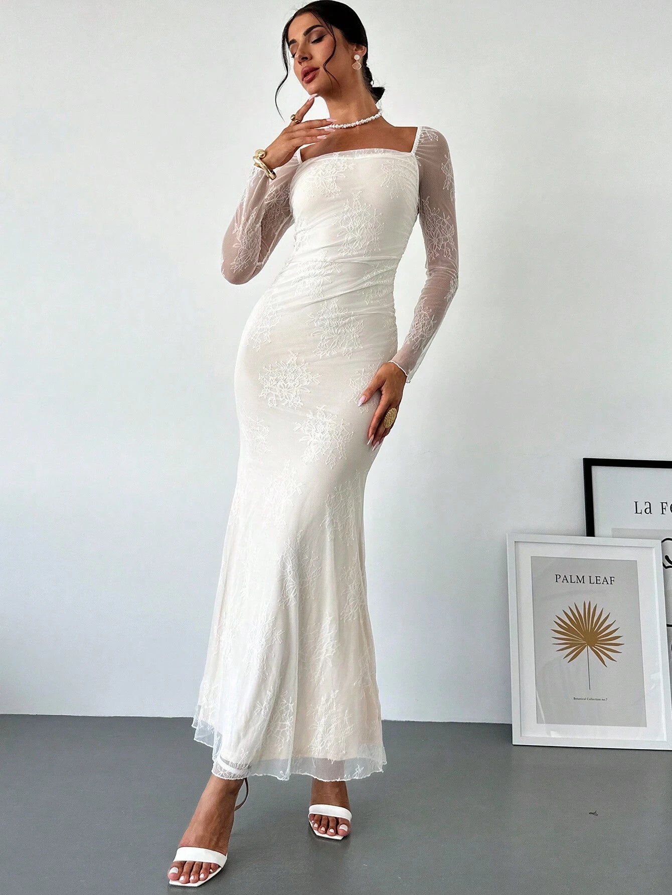 SHEIN Firerie Women's Elegant Romantic Date Wedding Cocktail Party Lac | Dress | OneHub SHEIN Firerie Women's Elegant Romantic Date Wedding Cocktail Party Lac | Dress | OneHub