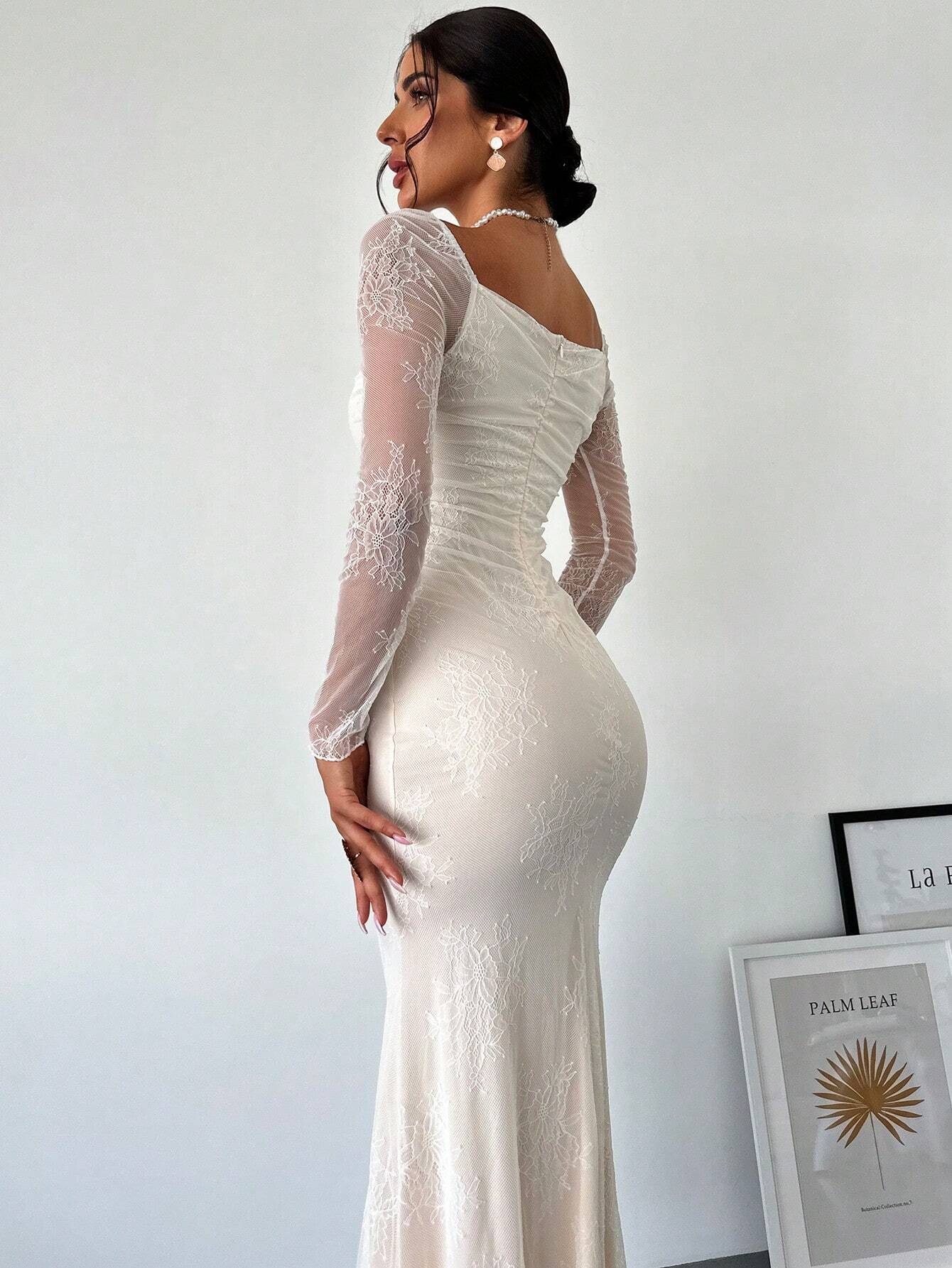 SHEIN Firerie Women's Elegant Romantic Date Wedding Cocktail Party Lac SHEIN Firerie Women's Elegant Romantic Date Wedding Cocktail Party Lac