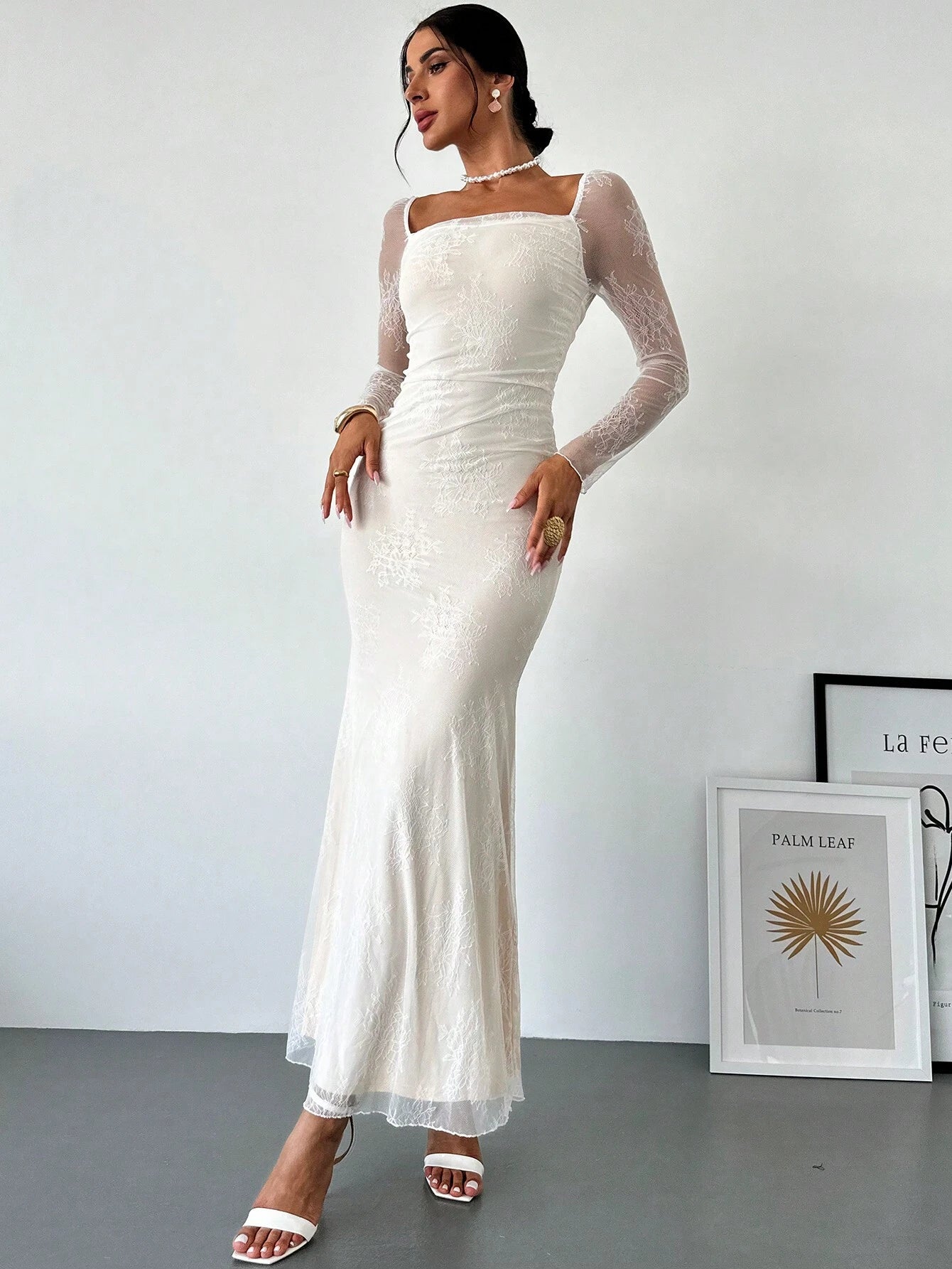 SHEIN Firerie Women's Elegant Romantic Date Wedding Cocktail Party Lac | Dress | OneHub SHEIN Firerie Women's Elegant Romantic Date Wedding Cocktail Party Lac | Dress | OneHub