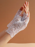  | SHEIN Floral Embroidered Fingerless Gloves | Gloves | Shein | OneHub