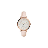  | Fossil Jacqueline Blush Leather Strap White Dial Quartz Watch for Women - ES3988 | Watches | Fossil | OneHub