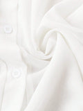  | SHEIN Franclia Basic Transparent Plain Simple Collared Shirt,Long Sleeve Tops | Blouse | Shein | OneHub