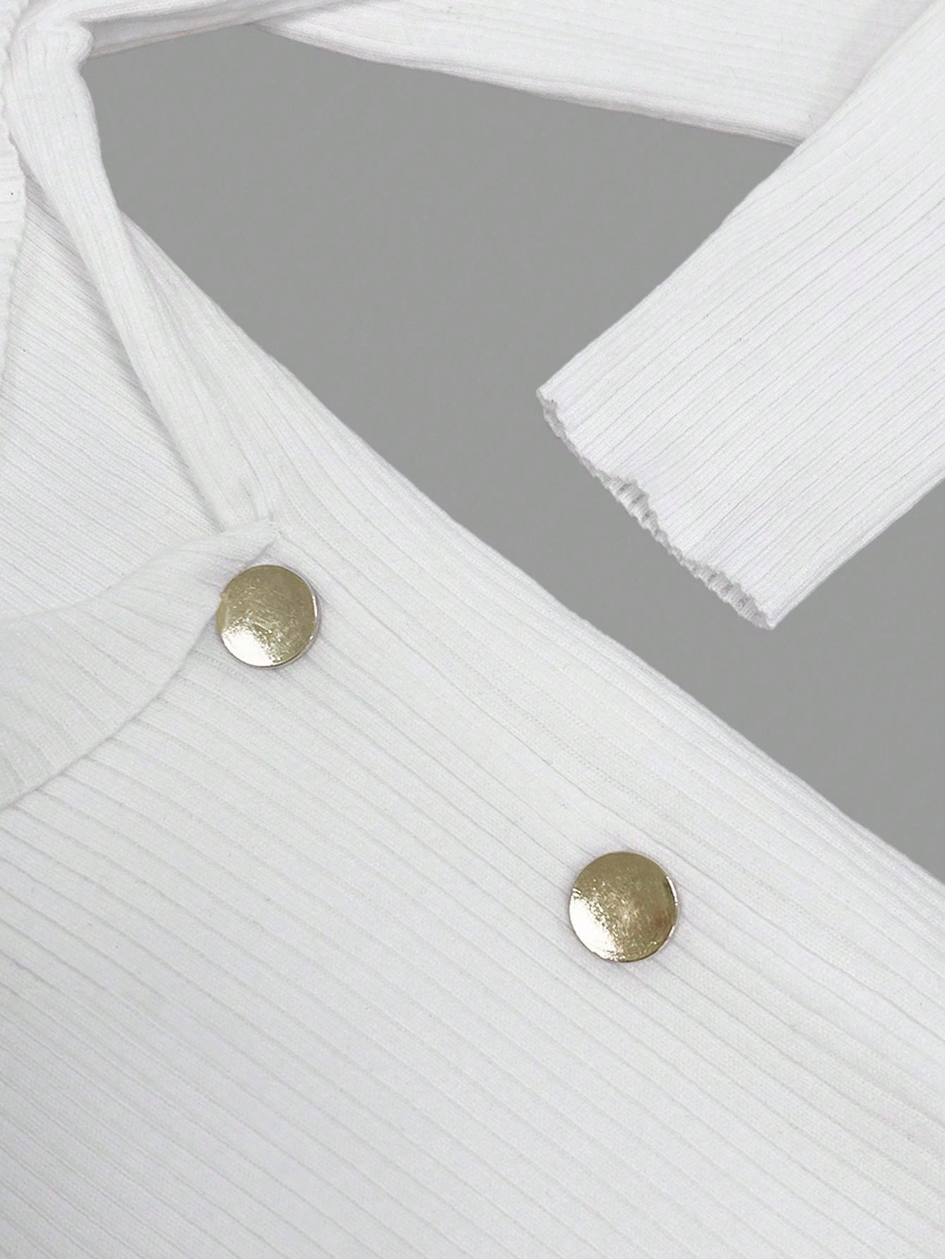 SHEIN Franclia New Autumn/Winter French Elegant Versatile Personalized Knitted Women Pullover Sweater