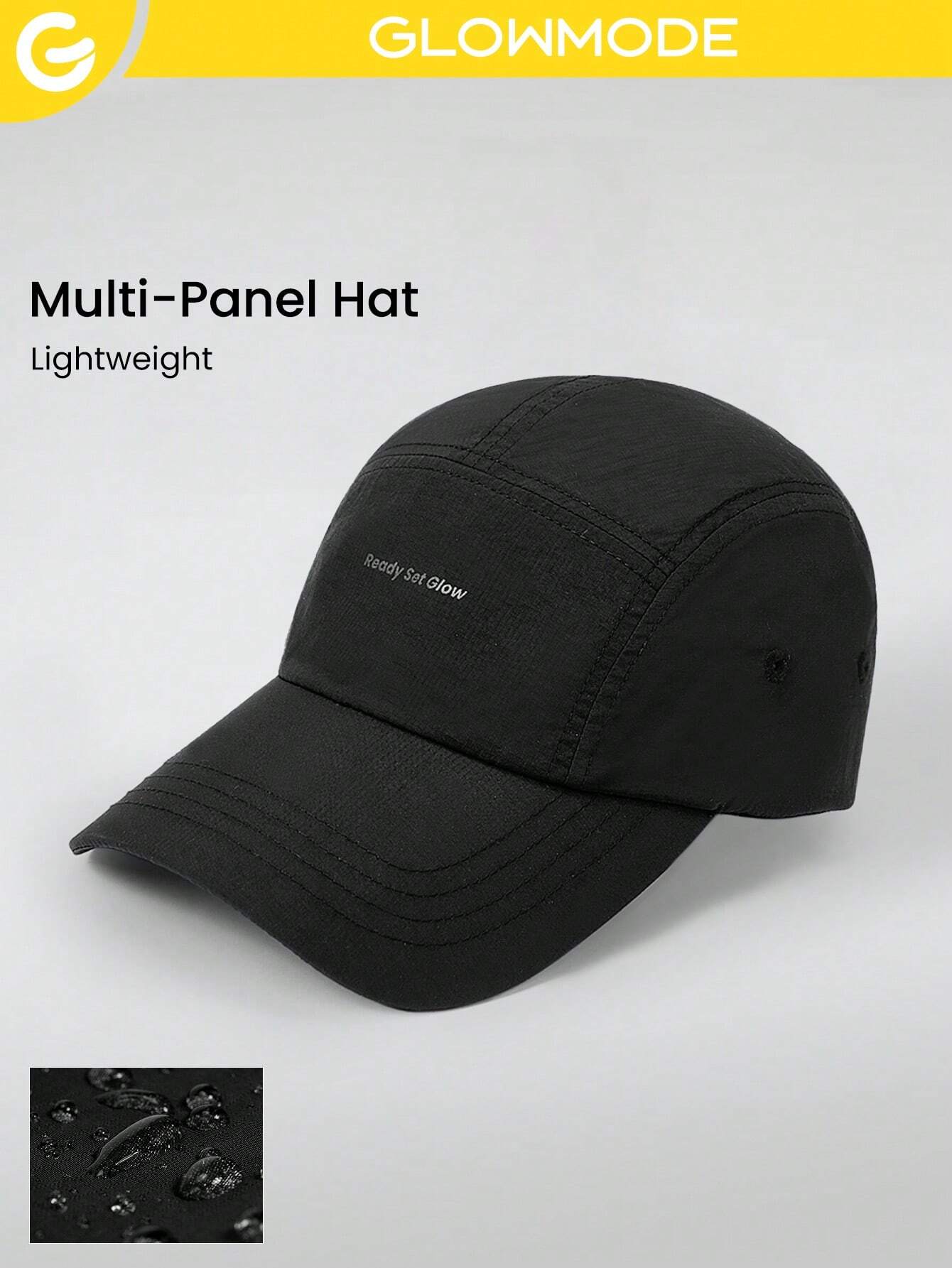  | SHEIN GLOWMODE Lightweight 5 Panel Cap With Reflective Handsewn Logo Workout Daily Casual | Cap | Shein | OneHub