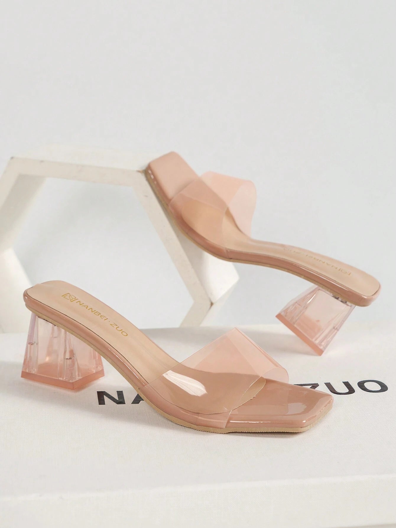  | SHEIN Versatile Chunky Heels With Crystal | Sandal | Shein | OneHub