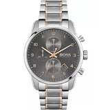  | HUGO BOSS Skymaster Two-tone Stainless Steel Grey Dial Chronograph Quartz Watch for Men - HUGO BOSS 1513789 | Watches | Hugo Boss | OneHub