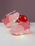  | SHEIN Infant Striped High Top Breathable & Soft Shoe Upper, Comfortable Lining, With LED Light Sole, Versatile Sneakers For All Seasons | Bags | Shein | OneHub