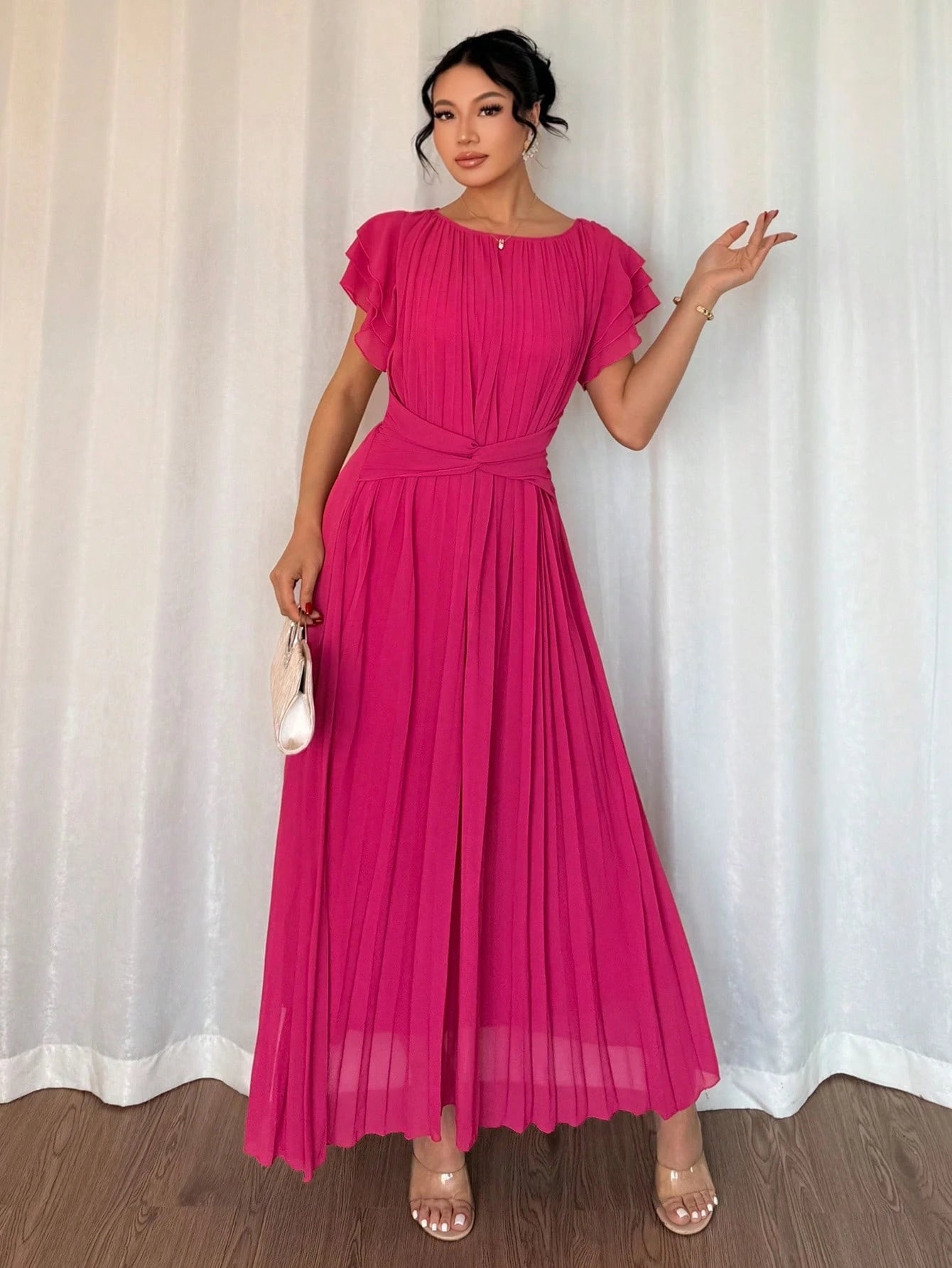 SHEIN Islaluna French Casual Gorgeous Romantic Belt Style Ladies Elega | Dress | OneHub SHEIN Islaluna French Casual Gorgeous Romantic Belt Style Ladies Elega | Dress | OneHub
