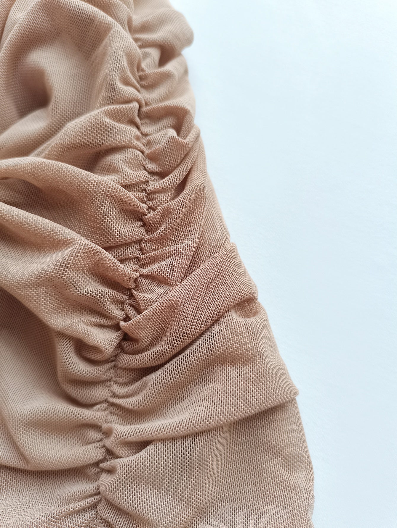  | SHEIN Joyfunear Lantern Sleeve Ruched Side Bodycon Dress | Dress | Shein | OneHub