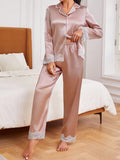  | SHEIN Ladies' Lace Trimmed Satin Pajama Set | Lingerie | Shein | OneHub