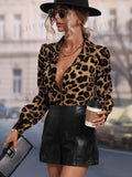  | SHEIN Leopard Print Puff Sleeve Shirt | Blouse | Shein | OneHub