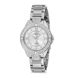 Michael Fellini Silver Stainless Steel Silver Dial Quartz Watch for Women - MF2189-1