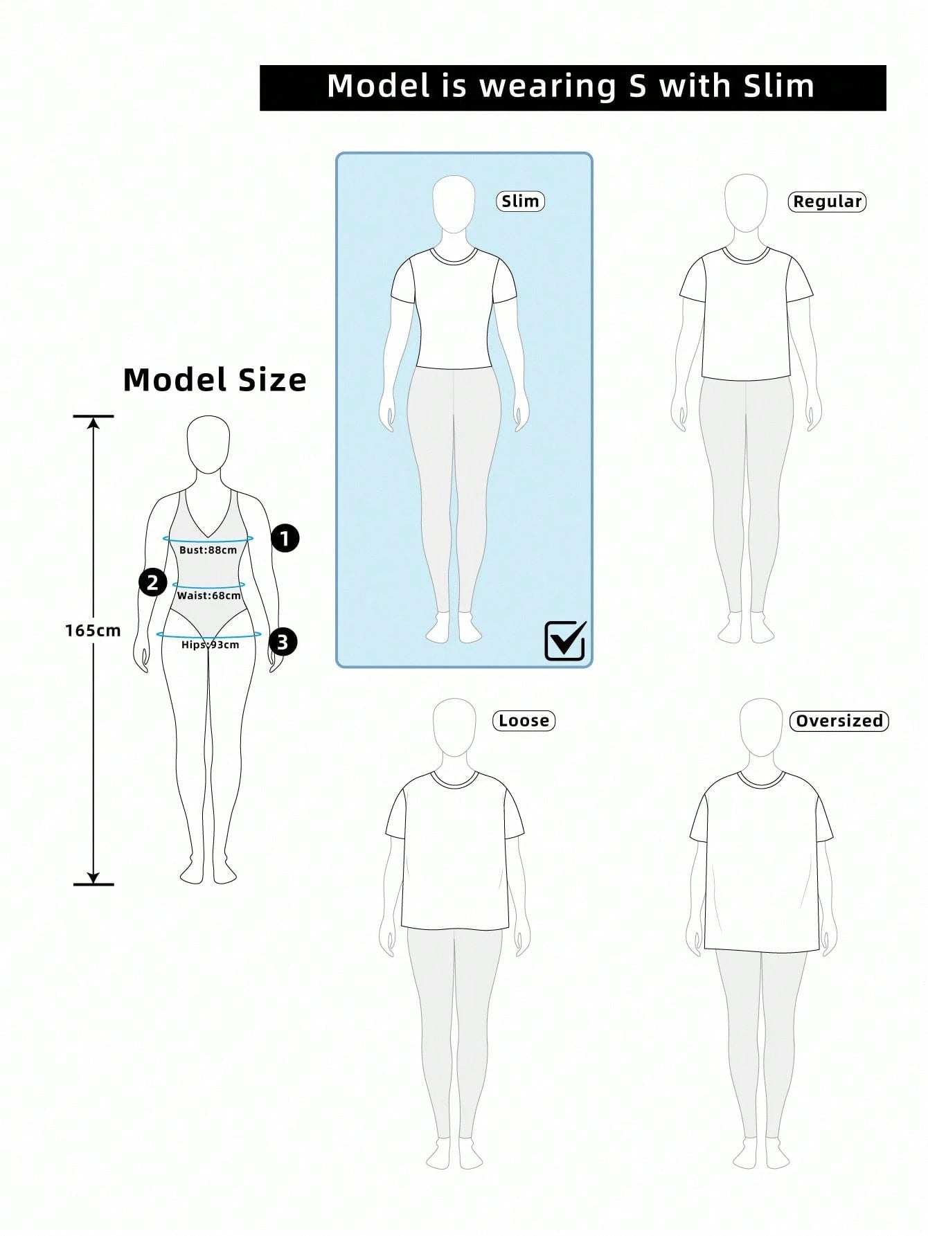 SHEIN MOTF PREMIUM SUMMER FASHION VERSATILE SLIM FIT ROUND NECK WOMEN'S T-SHIRT