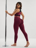  | SHEIN Menodora SHEIN Sport Women's Fashion Color Block Athletic Suit Workout Women Set | Leggings | Shein | OneHub