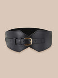 SHEIN Metal Buckle Wide Belt