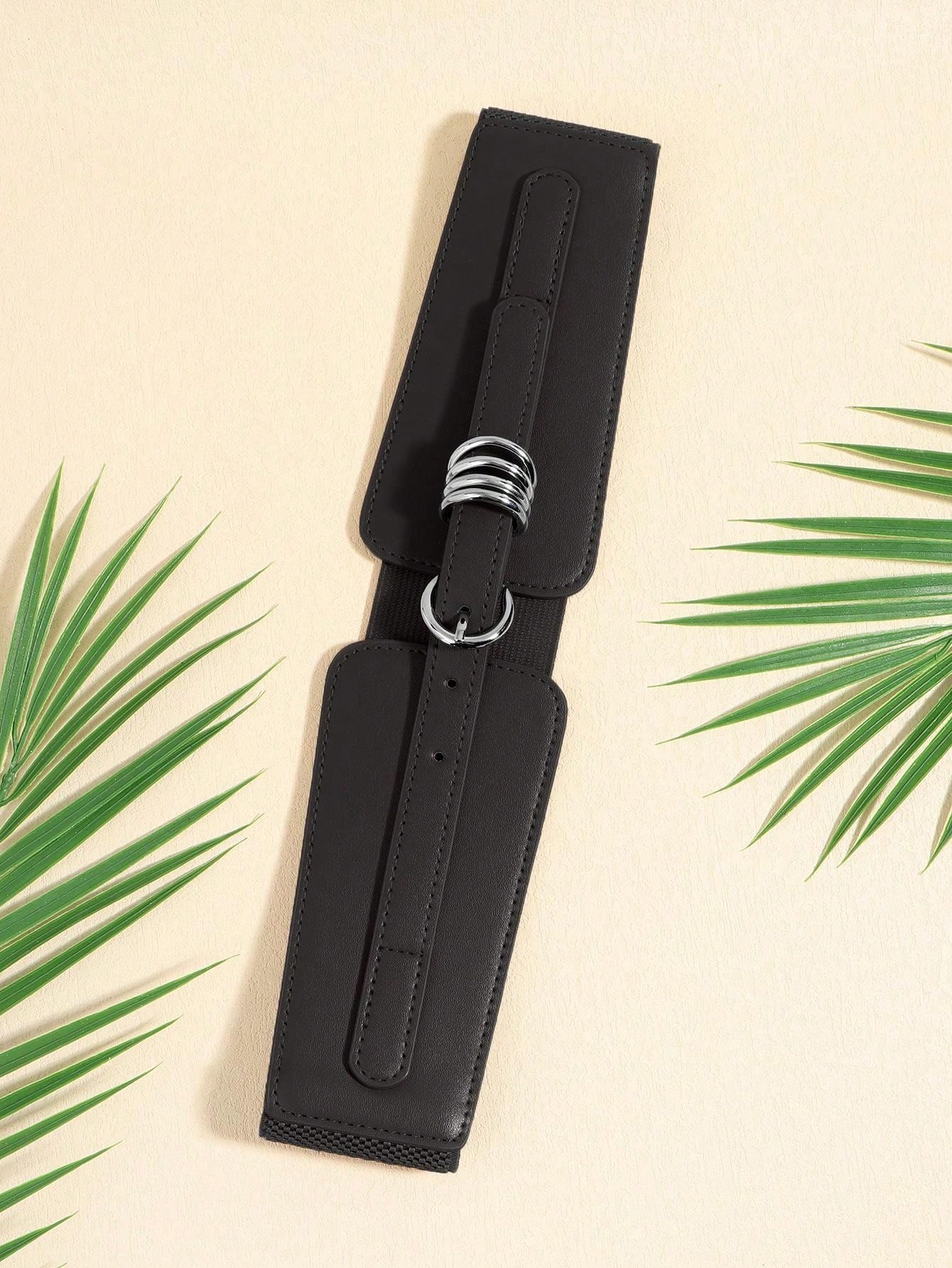  | SHEIN New Arrival Retro Court Style Women's Slimming Waist Belt With Multi-loop Buckle And Elastic Band, Matchable With Dress | Belt | Shein | OneHub